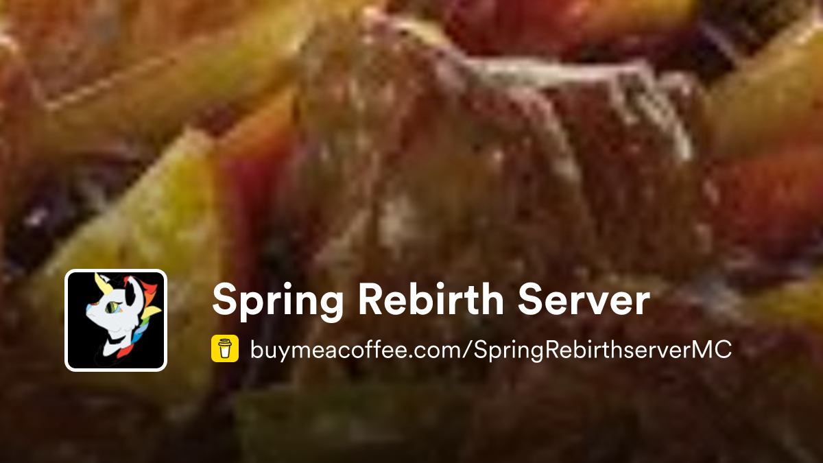 Posts | Spring Rebirth Server - Buymeacoffee